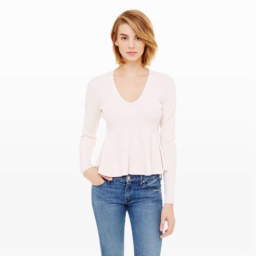 Club Monaco Color Foundation Elowen Flared Sweater