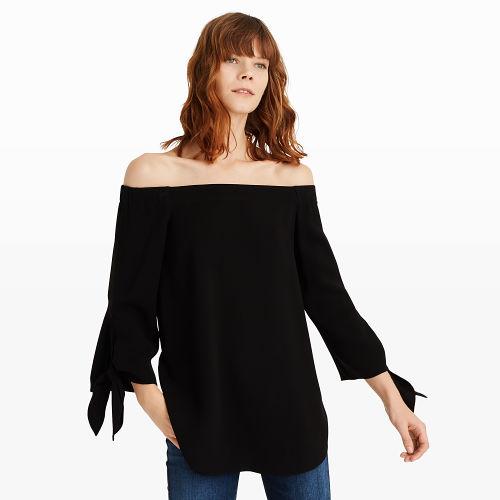 Club Monaco Color Black Sophiya Top
