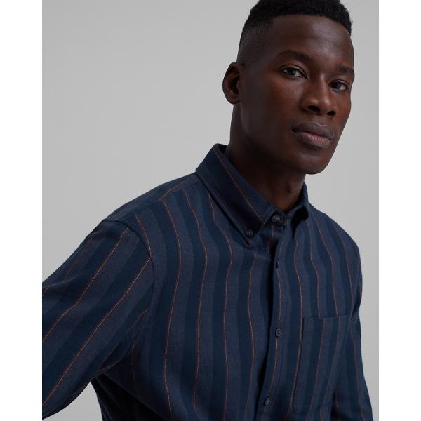 Club Monaco Multi Stripe Flannel Shirt