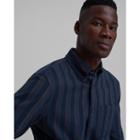 Club Monaco Multi Stripe Flannel Shirt