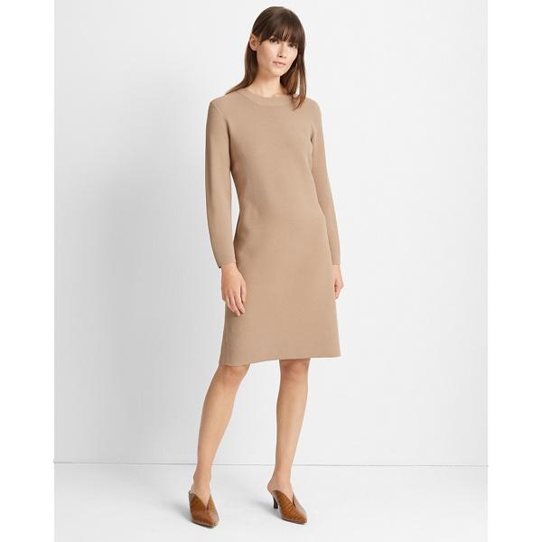 Club Monaco Tabac Ribbed Sweater Dress