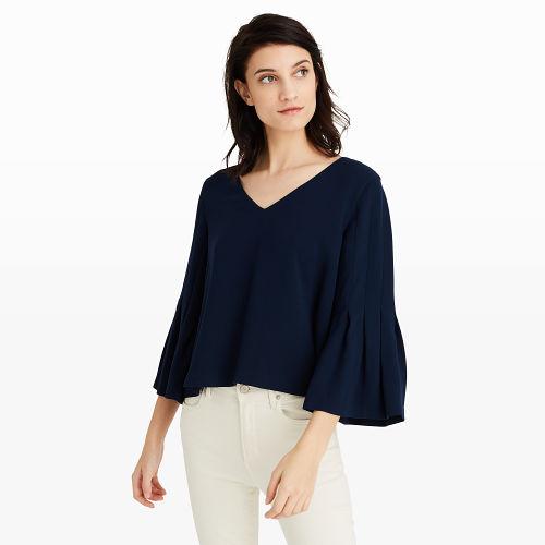 Club Monaco Color Blue Sodi Top