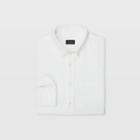 Club Monaco Color White Slim Mlange Shirt