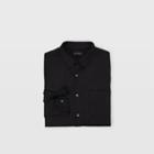 Club Monaco Color Black Knit Button-down