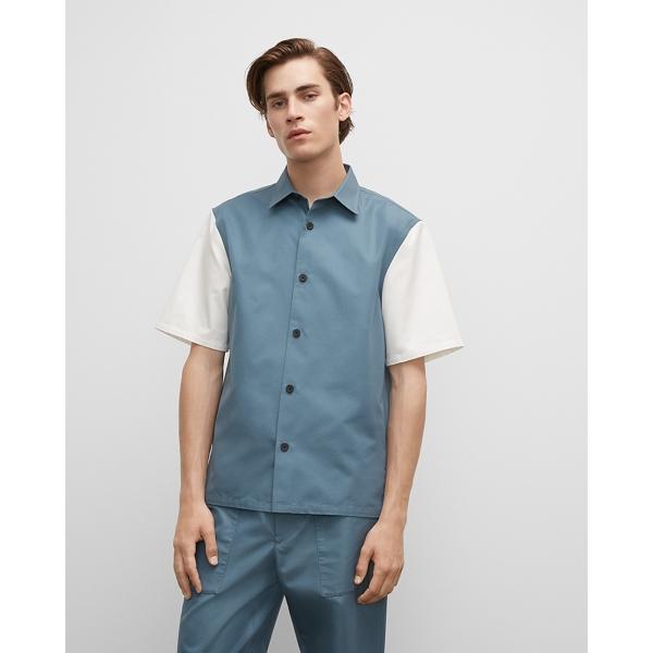 Club Monaco Colorblock Short Sleeve Standard Shirt