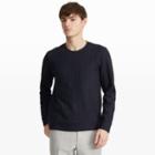 Club Monaco Color Blue Pinstripe Crewneck