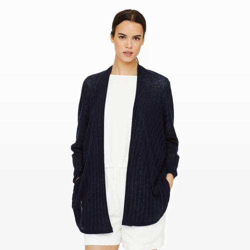 Club Monaco Color Blue Mikalia Cashmere Wrap In Size Xs