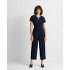 Club Monaco Blue Hidden Zip Jumpsuit