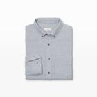 Club Monaco Color Grey Slim Melange Shirt