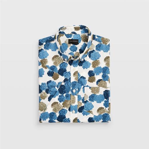 Club Monaco Slim Short-sleeve Bloom Shirt