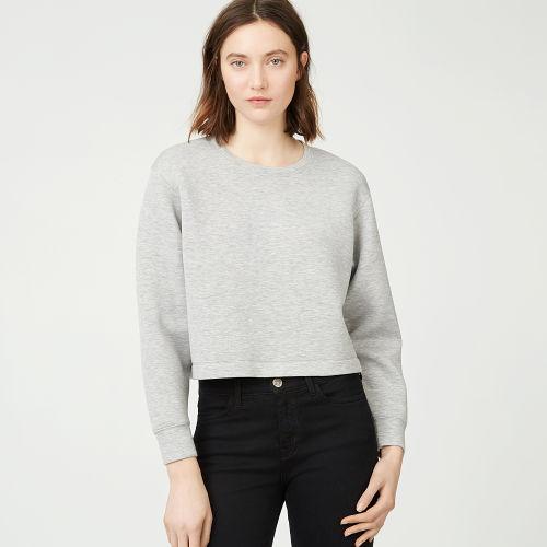 Club Monaco Color Grey Sofeefee Sweatshirt