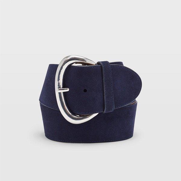 Club Monaco Navy Jadyn Suede Belt
