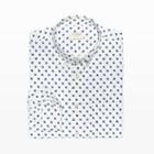 Club Monaco Color Blue Slim-fit Maple Leaf Shirt In Size Xs