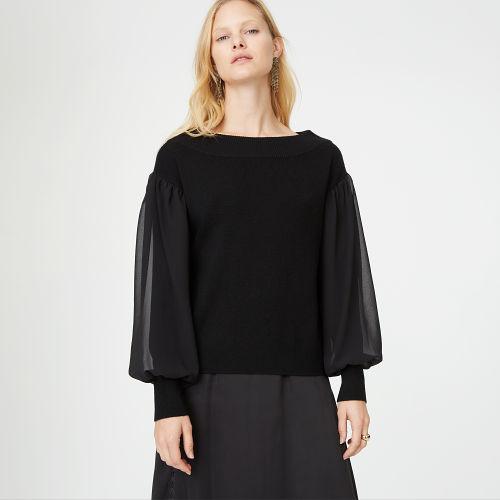 Club Monaco Color Black Quine Sweater