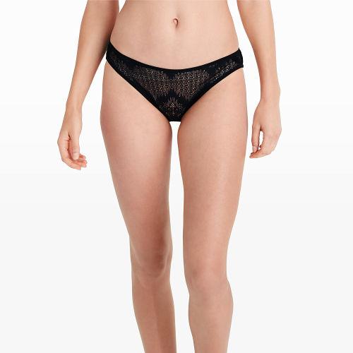 Club Monaco Color Black Skin Lace Bikini