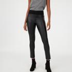 Club Monaco Black Tasha Faux Leather Legging