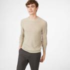 Club Monaco Color White Donegal Rolled Crewneck