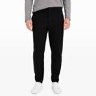 Club Monaco Color Black Raw Edge Wool Pant