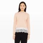 Club Monaco Genara Lace-hem Sweater