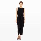 Club Monaco Color Black Justy Tie-front Jumpsuit