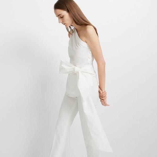 Club Monaco Pure White Offri Top