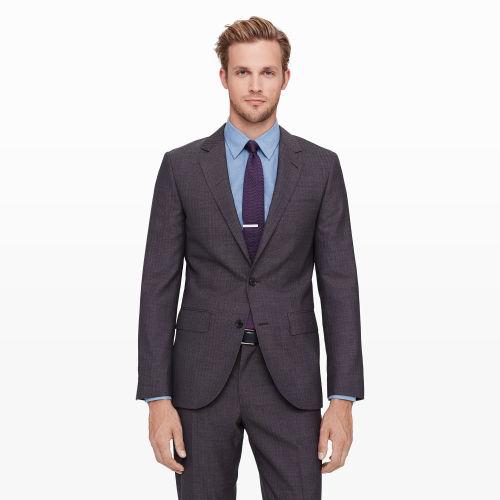 Club Monaco Color Brown Grant Jacquard Suit Jacket