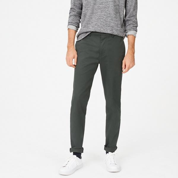 Club Monaco Combat Green Connor Stretch Chino