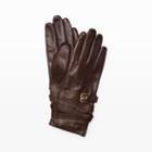Club Monaco Color Brown Marles Multi-strap Glove In Size L