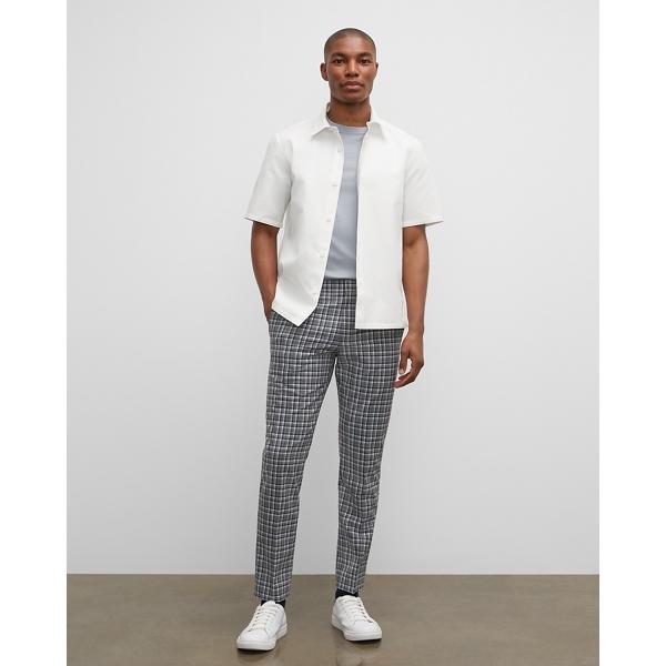 Club Monaco Sutton Large Plaid Dress Pants