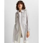 Club Monaco Sterling Grey Viveca Trench