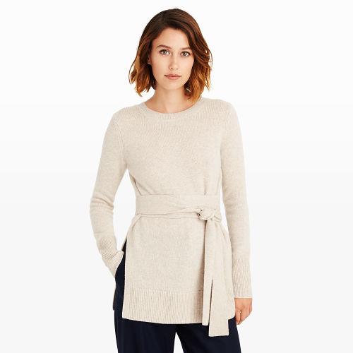 Club Monaco Color Cream Shoshanya Cashmere Sweater
