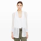 Club Monaco White Jone Open-knit Sweater
