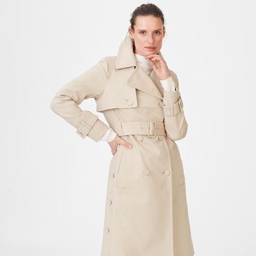 Club Monaco Color Green Janney Trench