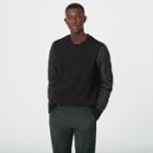 Club Monaco Color Black Qlt Sleeve Pull Over