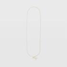 Club Monaco Color White Long Chain Necklace