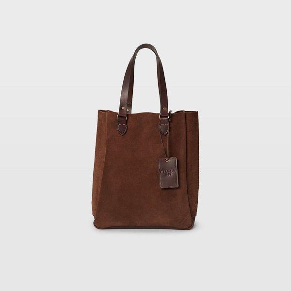 Club Monaco Tobacco Filson Suede Tote