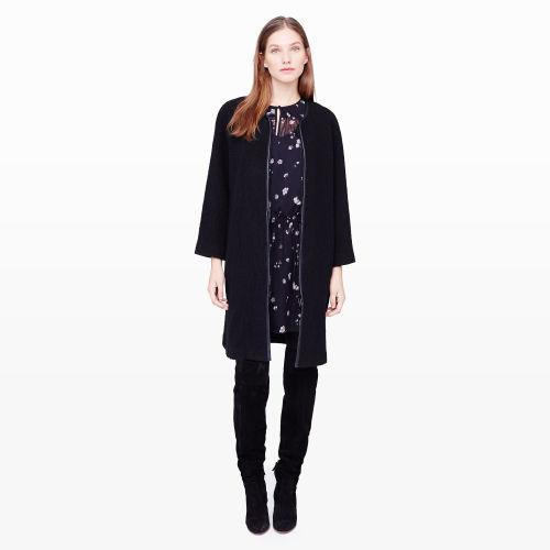 Club Monaco Color Black Cadin Coat In Size Xs