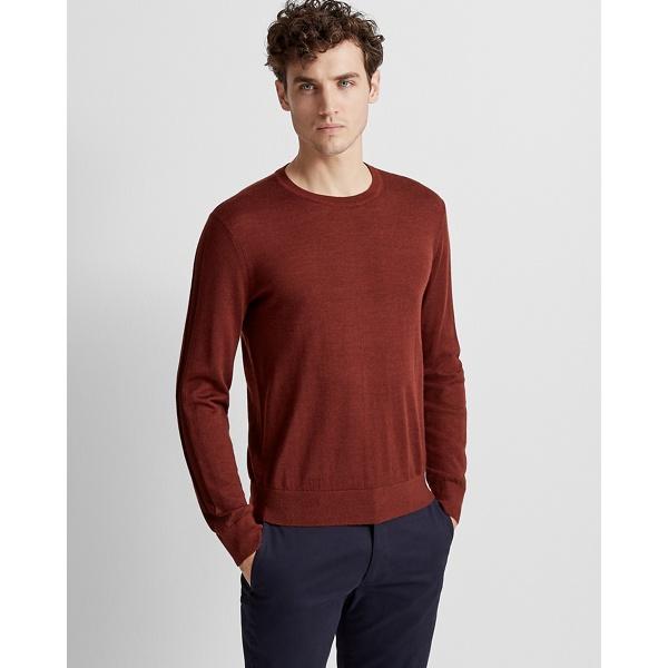 Club Monaco Rust Lux Merino Links Crew