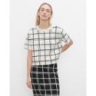 Club Monaco Checked Doubleface Tee
