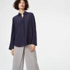 Club Monaco Color Whale Gaelinda Silk Shirt