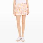 Club Monaco Color Orange Keri Silk Shorts