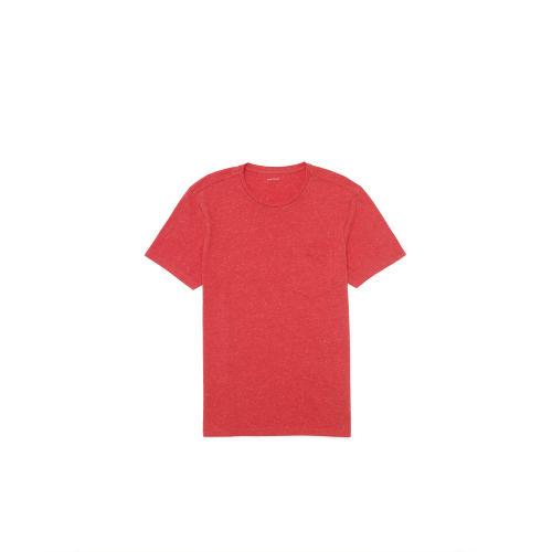 Club Monaco Color Red Short-sleeved Donegal Tee