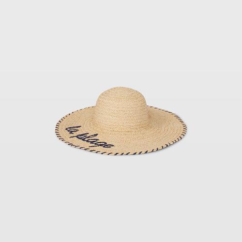 Club Monaco Color White Hat Attack Whipstitch Floppy