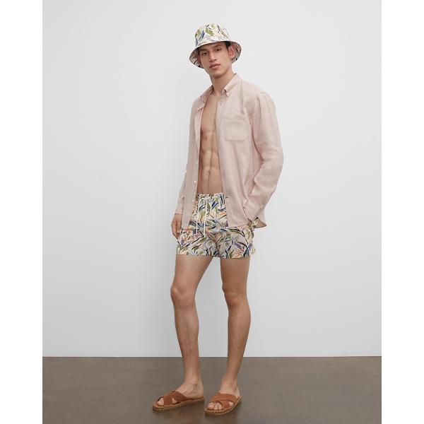 Club Monaco Arlen Birds Of Paradise Swim Trunks