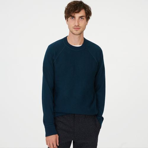 Gl Twill Stitch Raglan Sweater