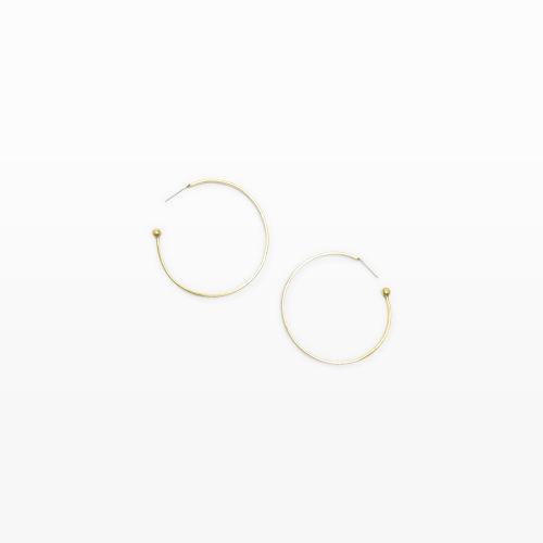 Club Monaco Color Gold Kendall Conrad Etched Hoops