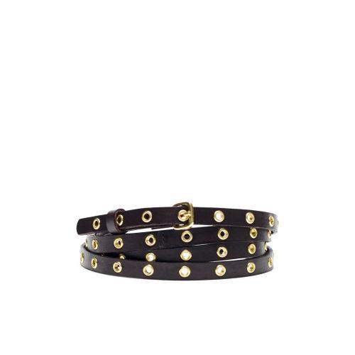 Cl Color Brown Claudette Double Wrap Belt