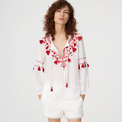 Club Monaco Color White Ohnay Top
