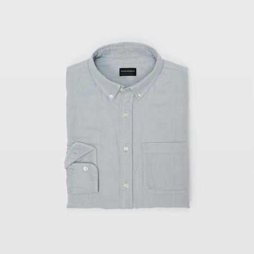 Club Monaco Slim Solid Double-faced Shirt