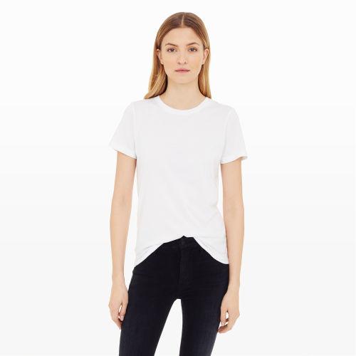 Club Monaco Color White Leary Crew Tee